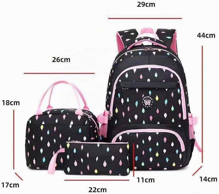 IvyH Rucksack Mädchen Schulrucksack Grosse schulranzen für Mädchen Wasserdicht Kinderrucksack für mä