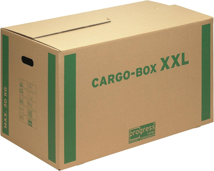 progressCARGO Transport-Umzugskarton, Eco, PC CB01.03, 1-wellig, 750 x 420 x 440 mm, 10-er Pack, bra