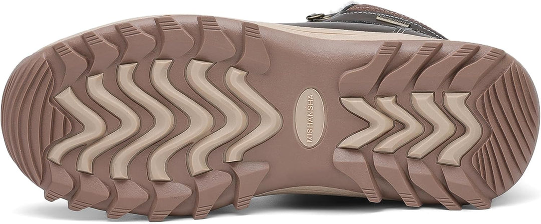 Mishansha Warme Gefütterte Winterschuhe Herren Damen Winterstiefel Wasserdicht Trekkingschuhe Wander