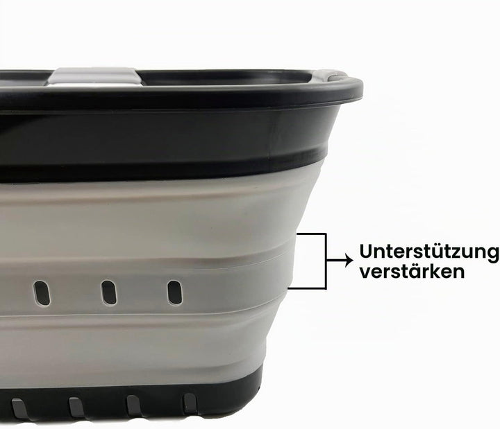 SAMMART 42L zusammenklappbarer Wäschekorb aus Kunststoff – faltbarer Pop-Up-Aufbewahrungsbehälter/Or