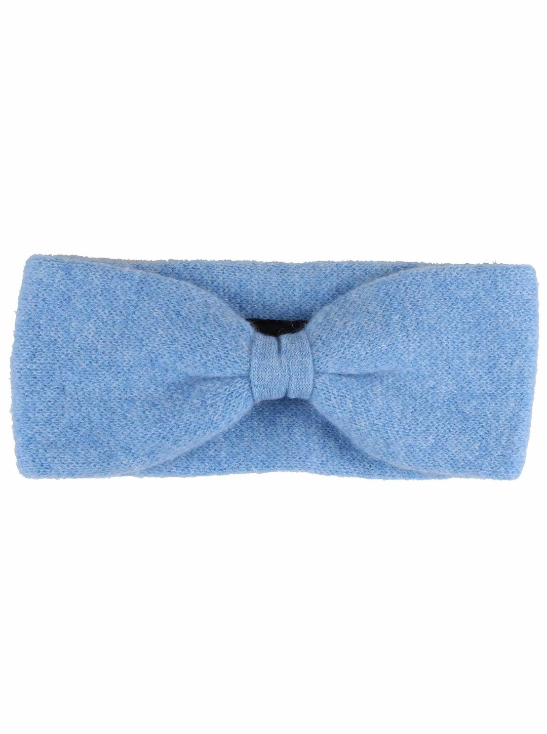 Zwillingsherz Stirnband aus 100% Kaschmir - Hochwertiges Kopfband im Uni Design für Damen Frauen - W