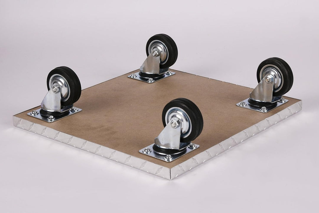 Möbelroller/Pflanzenroller (Profi) 40x40 cm, ALU, 200kg, grosse Rollen, Marke: Szagato, Made in Germ