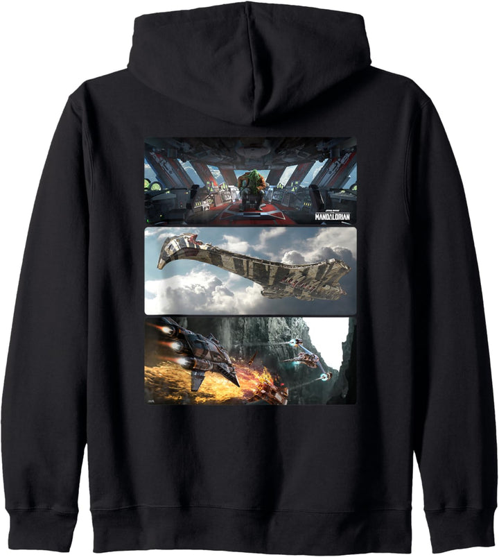 Star Wars The Mandalorian Season 3 Pirate Battle Concept Art Kapuzenjacke