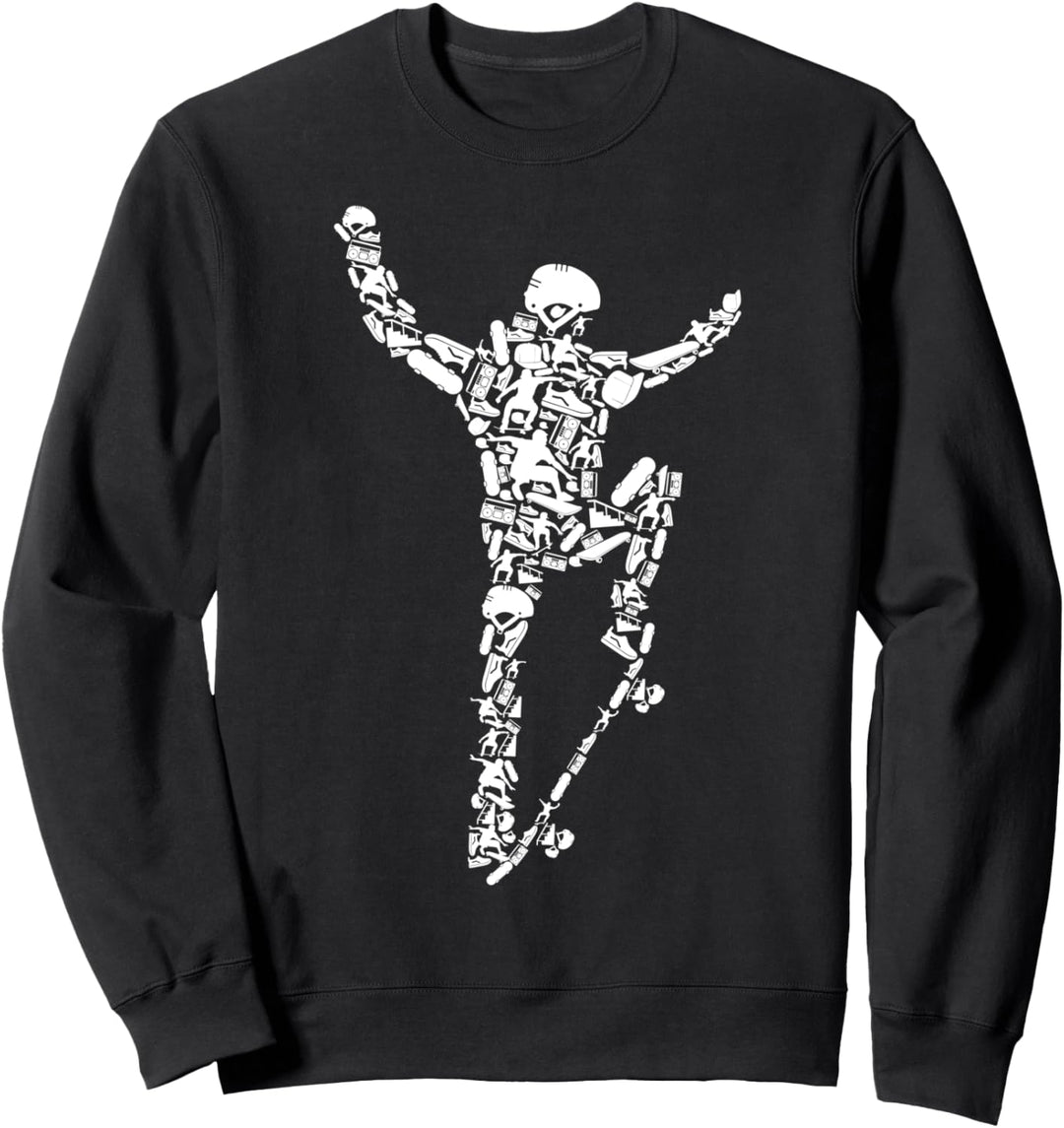 Skater Skateboard Stunt Skater Kinder & Jungen Sweatshirt