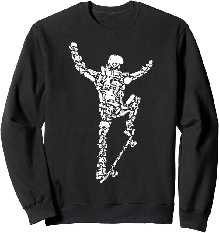 Skater Skateboard Stunt Skater Kinder & Jungen Sweatshirt