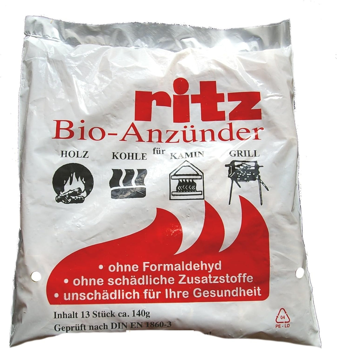 Ritz Bio Anzünder 650 Stück | Kaminanzünder | Holzanzünder | Grillanzünder | Brennholzanzünder | Hol