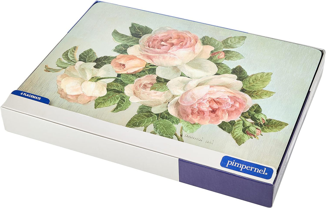 Pimernel 6 Medium Placemats-Antique Roses- Antique Roses-6 Medium Placemats-30,5 x 23,0