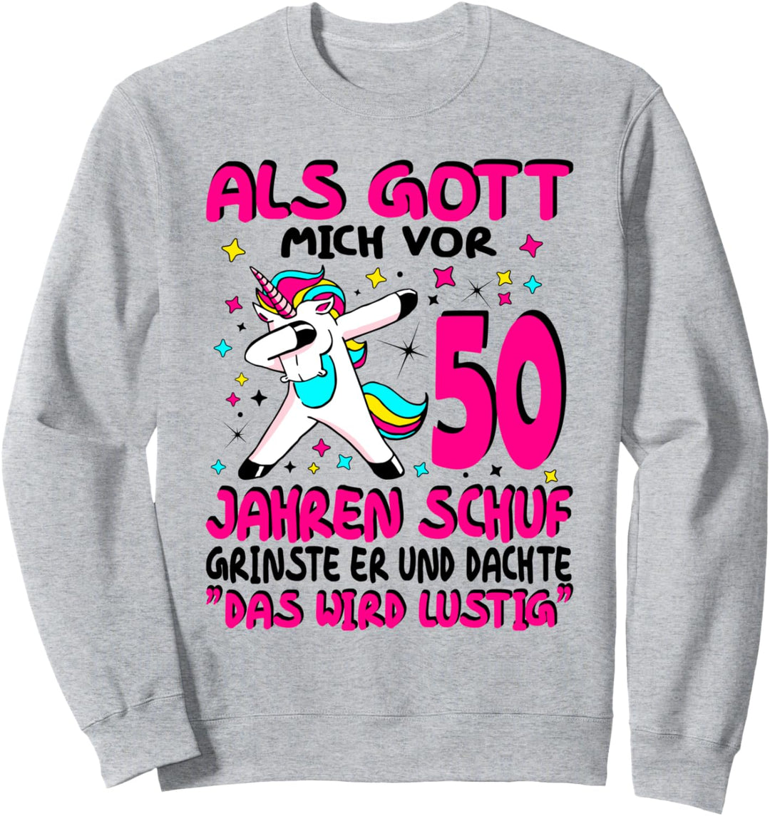 50 Geburtstag Frau 50 Jahre Das wird lustig 1972 Frauen 50er Sweatshirt