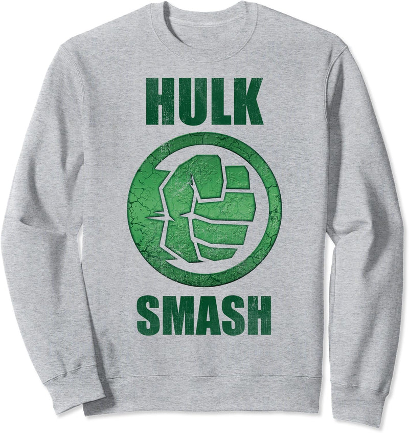 Marvel Hulk Smash Large Chest Logo Sweatshirt