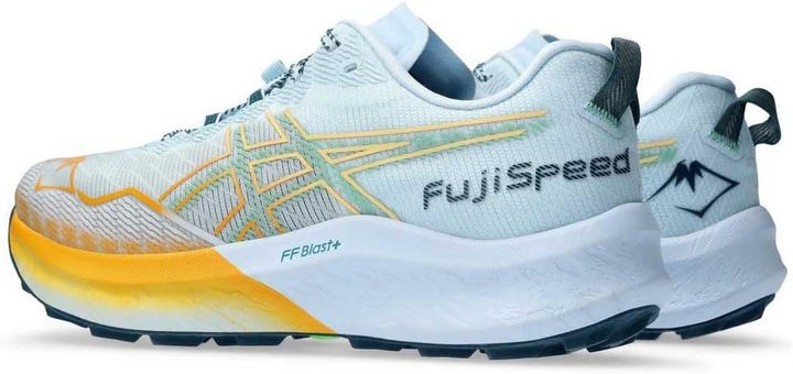 ASICS FUJISPEED 2 Carbon Mann Trailrunning-Schuhe Orange Rot, Light Blue Dark Mint