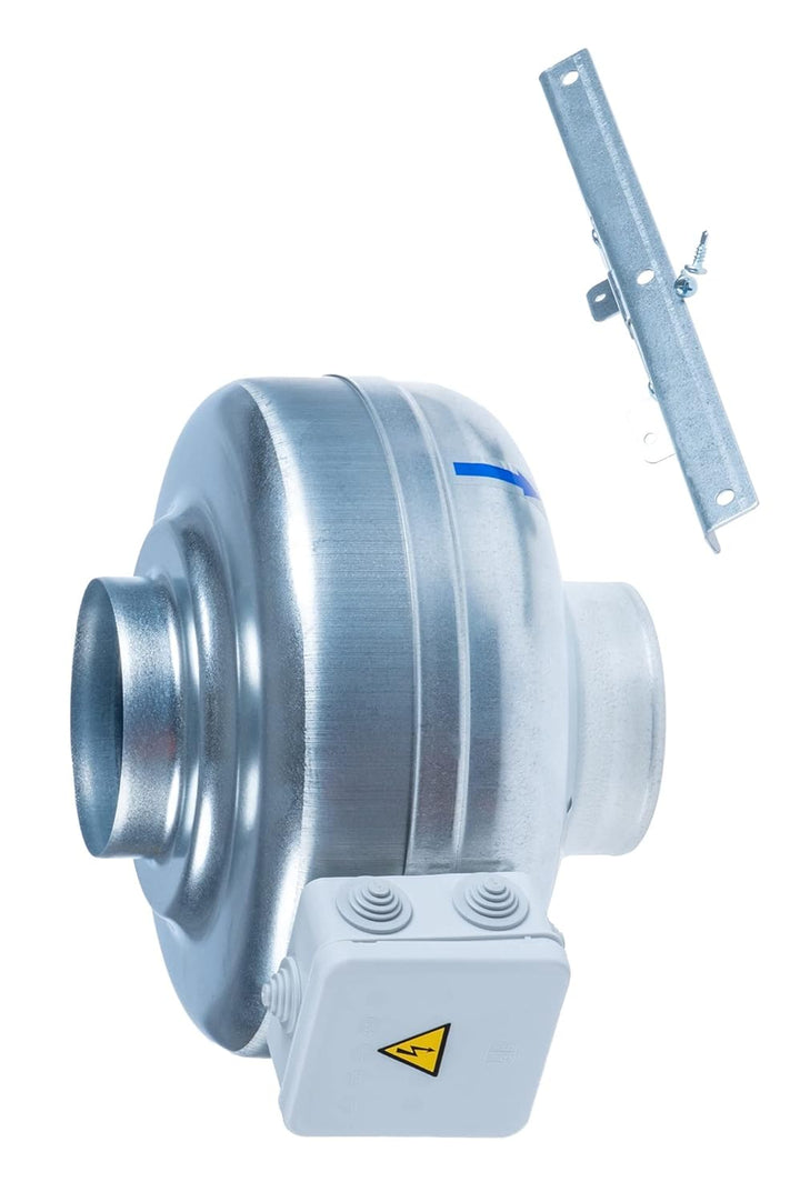 Steinberg14 Rohrventilator 100mm Rohrlüfter Abluftventilator Lüftung Lüfter 379m³ A Ø 100mm Rohrvent