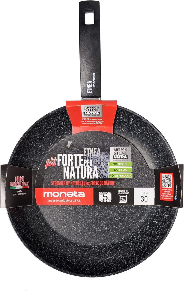 30 cm Pfanne QUISELLE Etnea? (Stein Effekt Alet 004), Schwarz Standard 30cm, Standard 30cm
