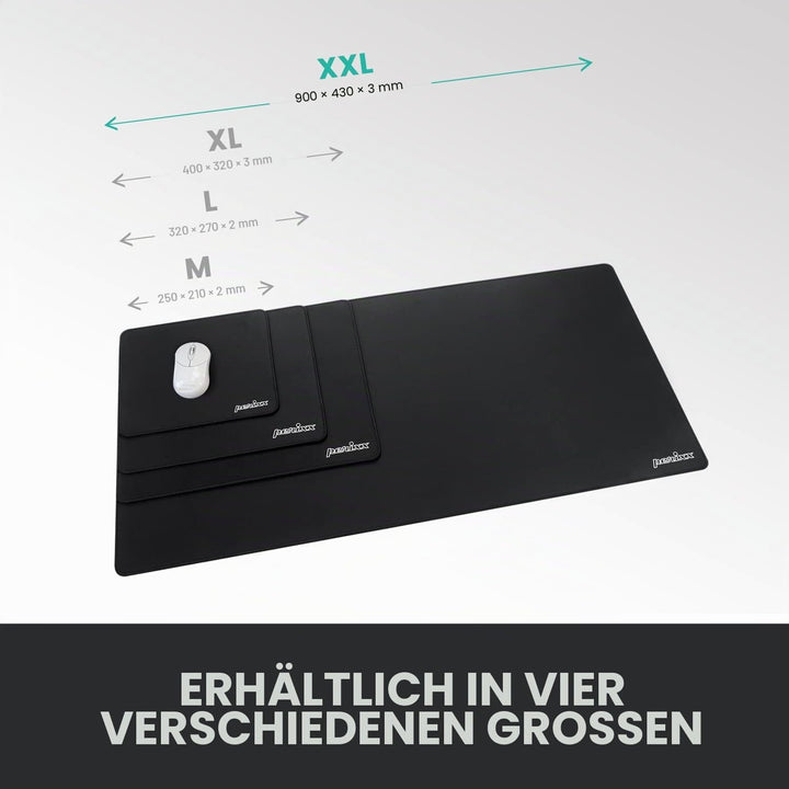 Perixx DX-1000XXL, Gaming Mauspad - Abmessung 900x430x3mm - Anti-Rutsch-Funktion durch gummierte Unt