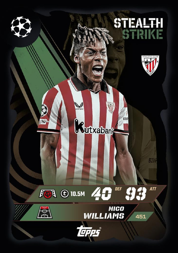 Topps UCC Match Attax 2025/26 - Display Box - enthält 32 Pakete mit 4 speziellen Einsteckkarten pro