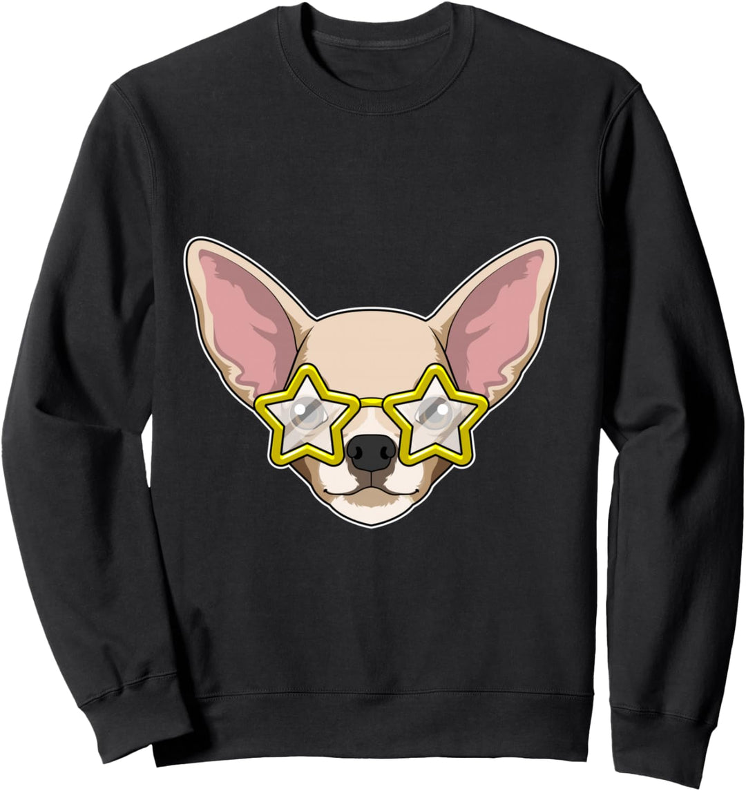 Hund Brille Sweatshirt
