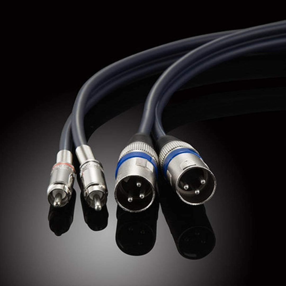 HTRUIYATY 2×XLR Männlich Kable auf 2×Cinch Kabel RCA kable, HiFi Stereo Audio Verbindung XLR Patchka