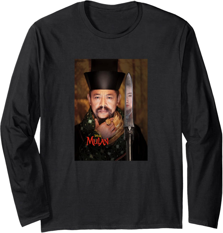 Disney Mulan The Emperor Poster Langarmshirt