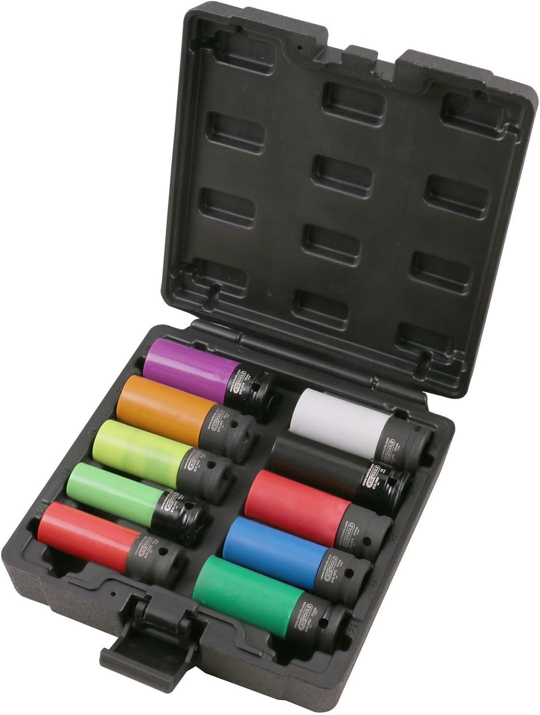 KS Tools 515.0890 1/2' Spezial-Alu-Felgen Kraft-Stecknuss-Satz, 10-tlg