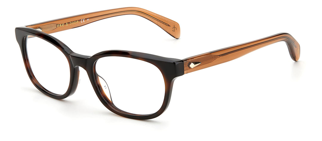 rag & bone Unisex Sunglasses 53 086/19 Havana, 53 086/19 Havana