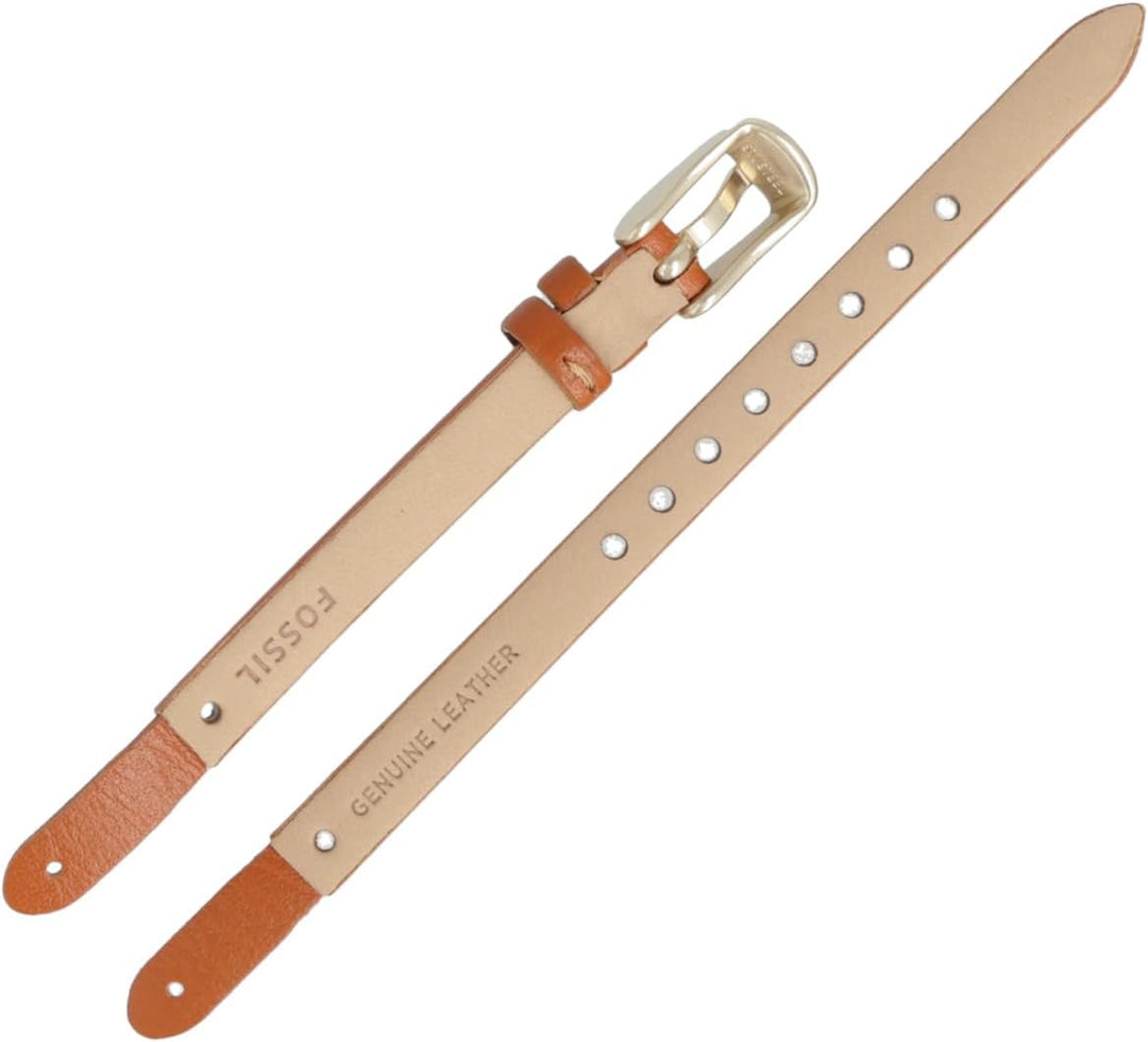 Fossil Uhrenarmband 08mm Leder Braun Glatt - ES-4000 | LB-ES4000