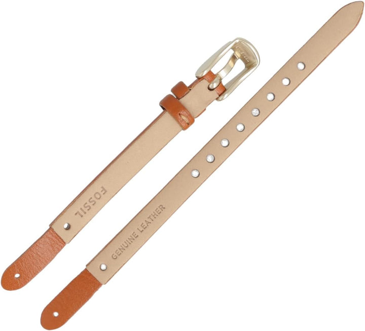 Fossil Uhrenarmband 08mm Leder Braun Glatt - ES-4000 | LB-ES4000