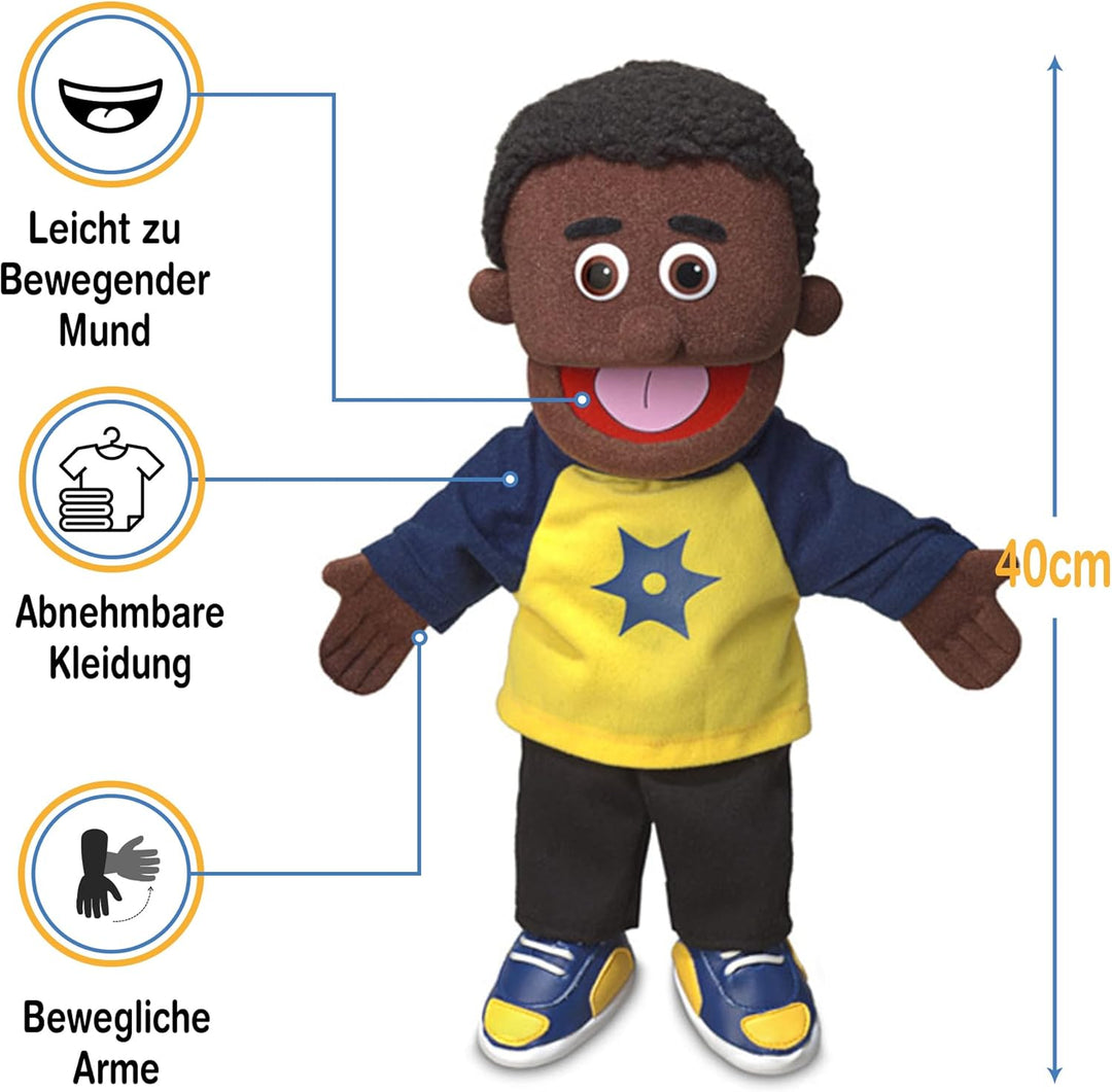 14" Jordan (African) by Silly Puppets
