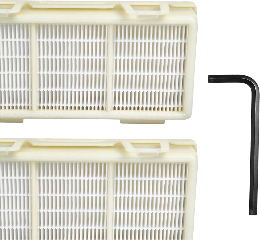 vhbw 2x HEPA Filter kompatibel mit Dyson Airblade V HU02 | AB12 Händetrockner - H13, Gelb