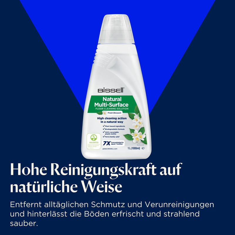 BISSELL CrossWave® HydroSteam™ PET | Nass und Trocken | Mehrzweckreiniger | Saugt, wischt & trocknet