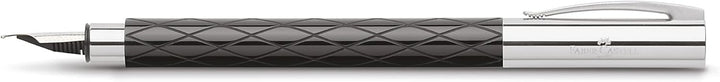 Faber-Castell 148921 - Füllfederhalter AMBITION Edelharz Rhombus, Feder: F, inklusive Geschenkverpac