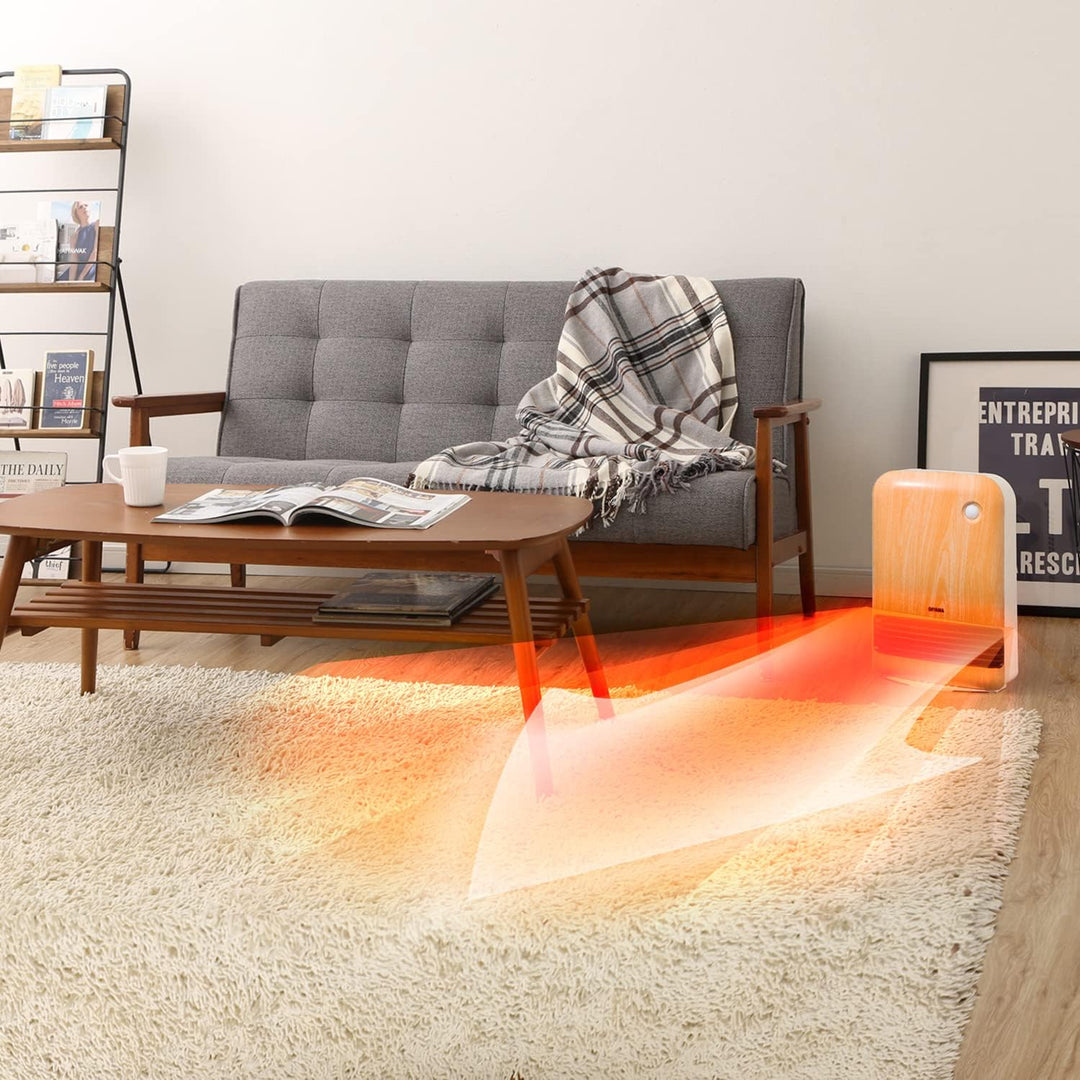 Iris Ohyama, Keramik Heizlüfter / Energiesparende Elektroheizung, Reichweite 90m, 1500W, Bewegungsme
