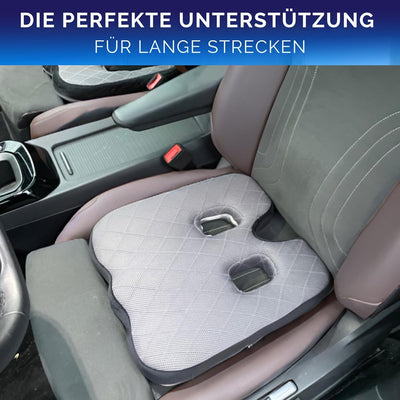 Healthfix® Auto Sitzkissen | Verbessert Sitzhaltung und lindert Sitzschmerz | Orthopädisches Sitzkis