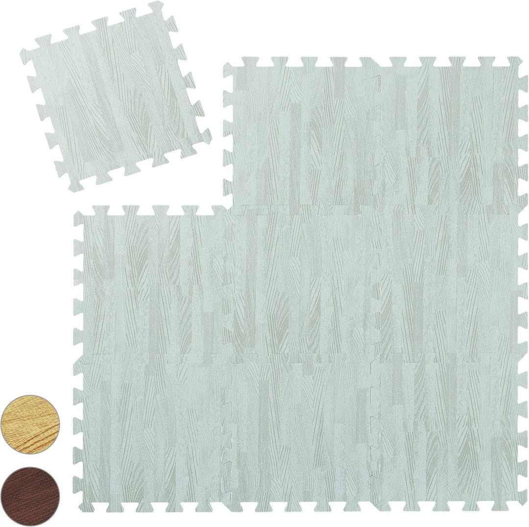 Relaxdays 36 x Bodenschutzmatte, Puzzlematten für Sport und Fitnessgeräte,ca. 3,4 m², Eva Schaumstof
