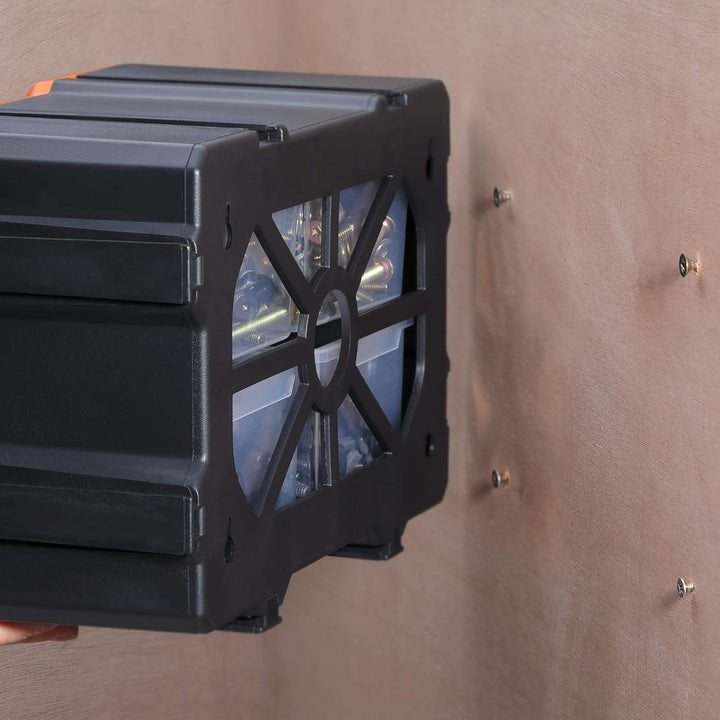 MONZANA® Kleinteilemagazin Sortimentskasten erweiterbar 8 Fächer Sortierbox für Kleinteile Aufbewahr