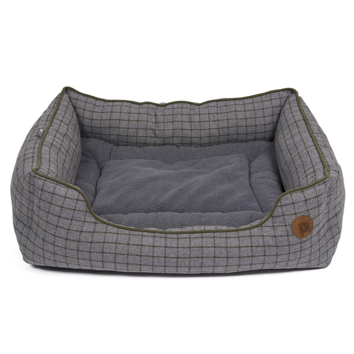 Petface Hundebett, quadratisch, Grösse M, Moosgrün, Moosgrün