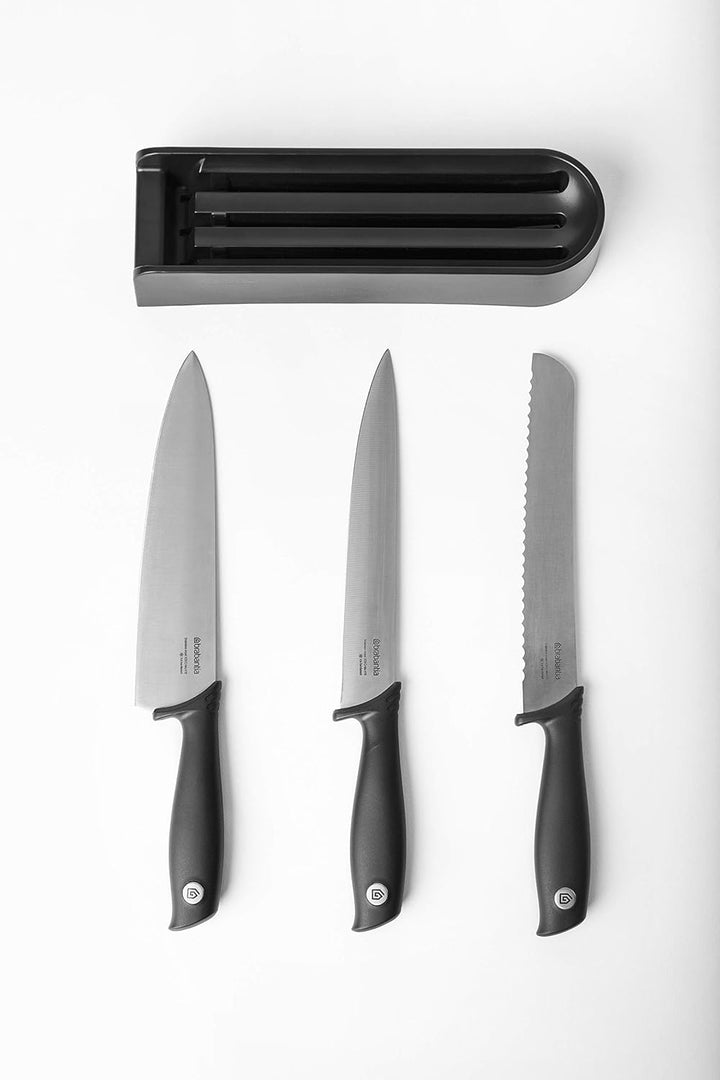 Brabantia Schubladenmesserblock Plus Messer, Tasty+, Schubladenmesserblock