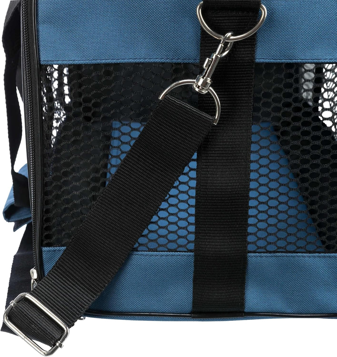 TRIXIE Tasche Ryan Für Hunde, Reisetasche, 26 × 27 × 47 cm, Blau - 28864