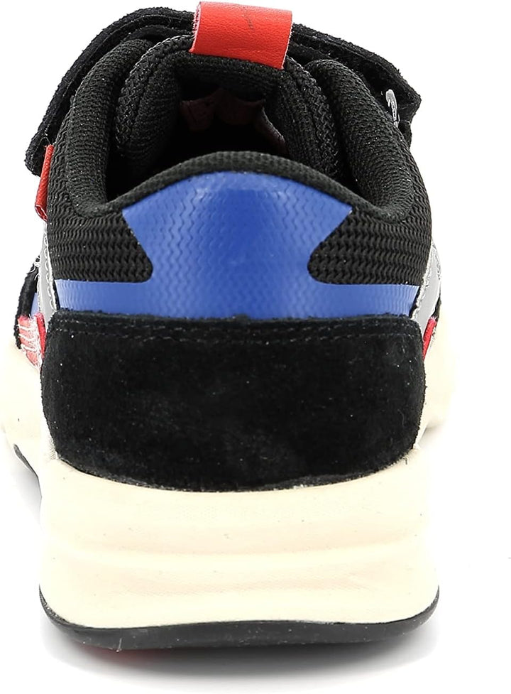 Kickers Jungen Kifujin Sneaker 25 EU Noir Rouge Bleu, 25 EU Noir Rouge Bleu