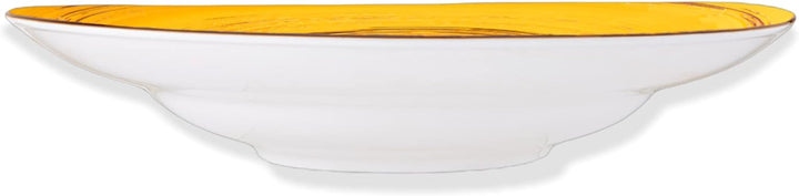 Wilmax | SPIRAL tiefe Teller - 2 Stück | Elegant | Modern | Langlebig | Sicher | Glasiertes Porzella