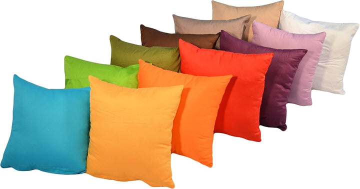 Kinzler B-10004/52 hochwertige Baumwoll-Satin Bettwäsche Uni, modern, 40x80 + 135x200 cm, braun 40x8