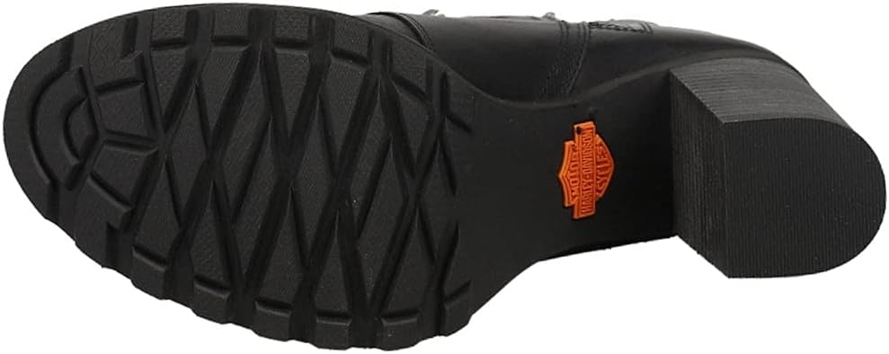 HARLEY-DAVIDSON Damen Seneca Spitze 17,8 CmMotorradstiefel 41 EU Schwarz, 41 EU Schwarz