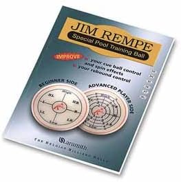 Jim Rempe Pool-Trainingsball 57,2mm Aramith inkl. DVD und Buch