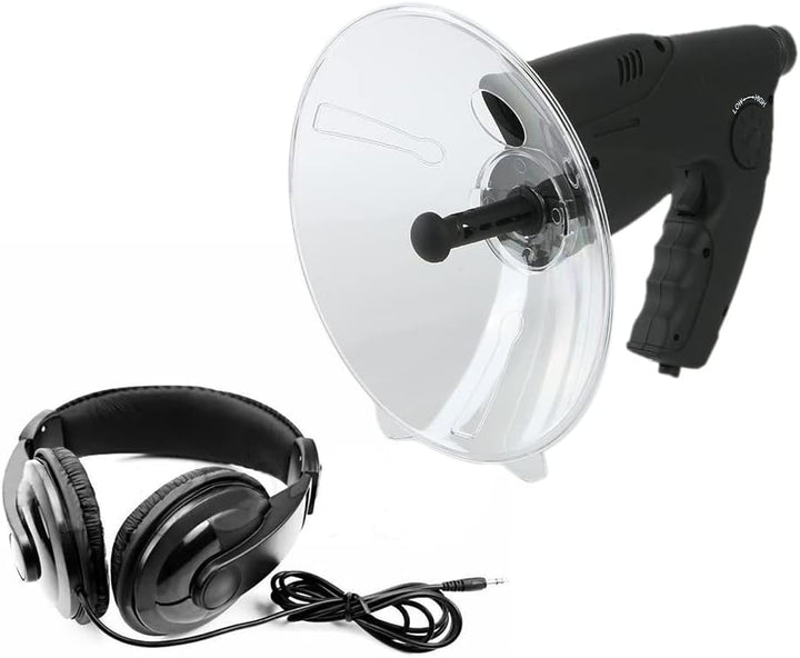 Richtmikrofon Parabolmikrofon Abhörgerät, 100 Meter Monokulare mit 8-facher Vergrösserung, Klangvers