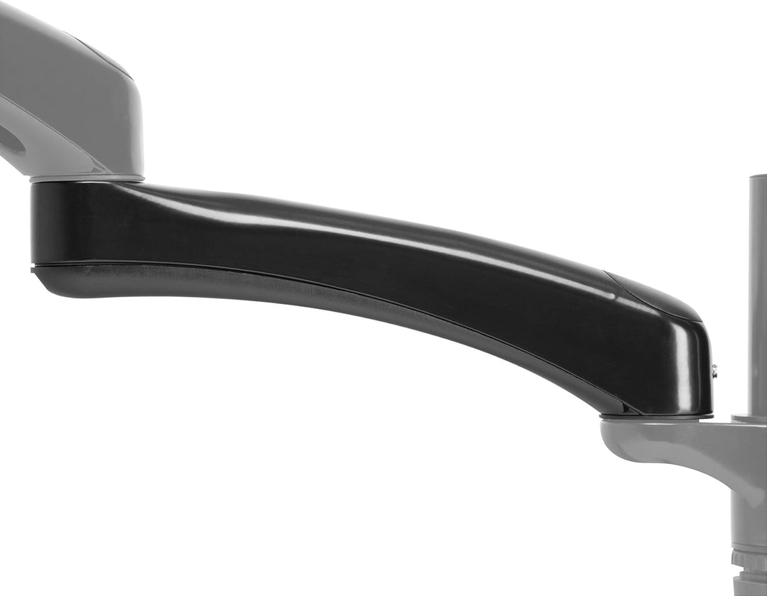 Duronic DM45/55ARM Single, Zusatzarm aus Aluminium, 26cm Erweiterung, Zusätzlicher Monitorarm für Mo