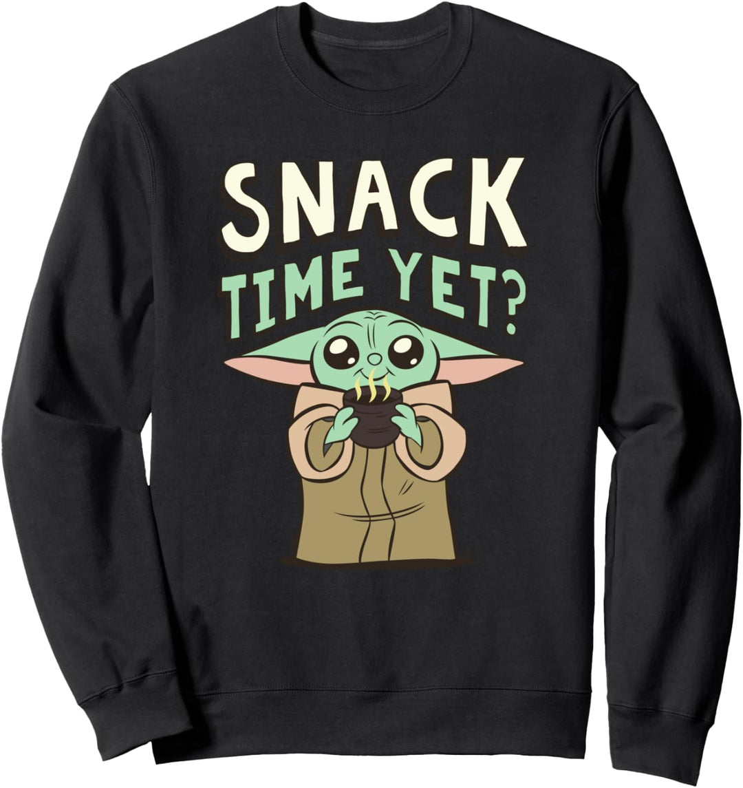 Star Wars The Mandalorian Grogu Snack Time Yet? Sweatshirt