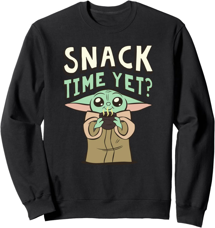 Star Wars The Mandalorian Grogu Snack Time Yet? Sweatshirt