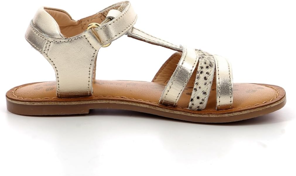 Kickers Mädchen Diamanto Sandale 24 EU Gold, 24 EU Gold