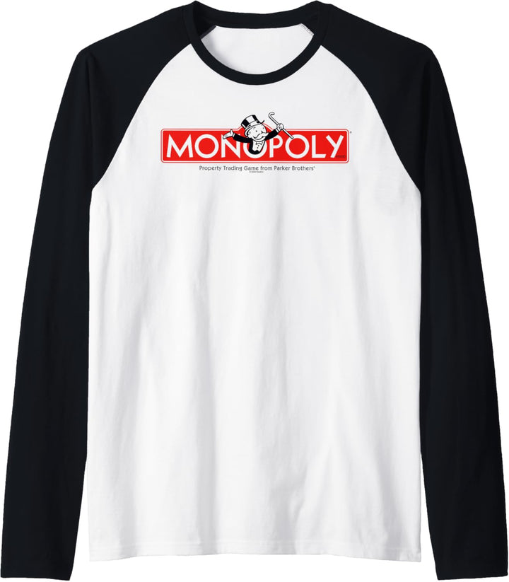 Monopoly Classic Vintage Game Board Title Logo Raglan