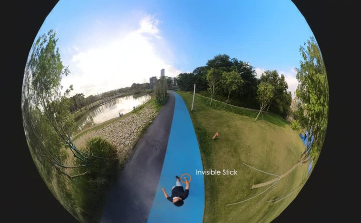 Fotoleey Invisible Selfie Stick 300 cm für Insta360 X3, One RS, 1-Zoll 360, GoPro
