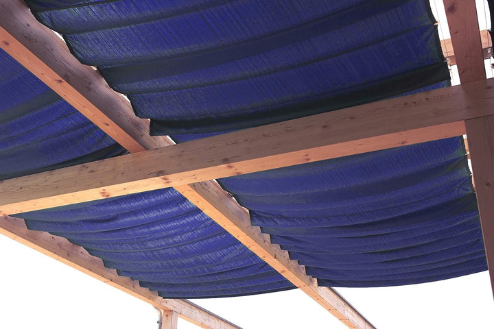 Windhager Sonnensegel für Seilspanntechnik, Uni-Blau, 270 x 140 cm Dunkelblau 270 x 140