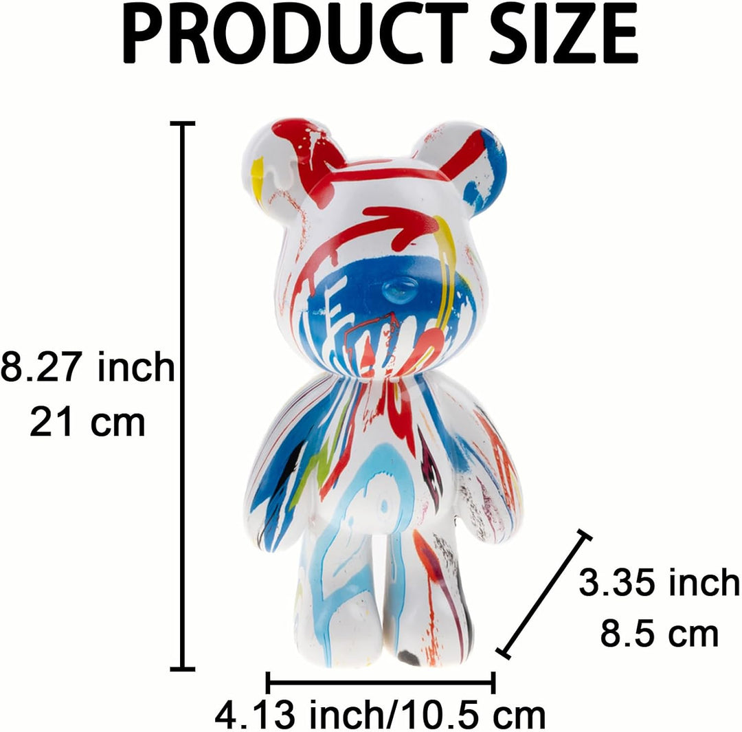 Coniuty Tierskulptur Harz Bär Statue Dekor Kunst Figur Home Ornament Dekoration für Büro, Wohnzimmer